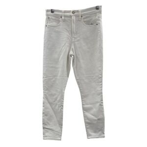 GAP NWT White High Rise‎ True Skinny Ankle Jeans Women's Size 6/28P Stretch